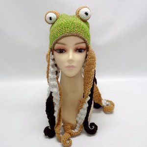 Octopus Knitted Beanie w/Tentacles